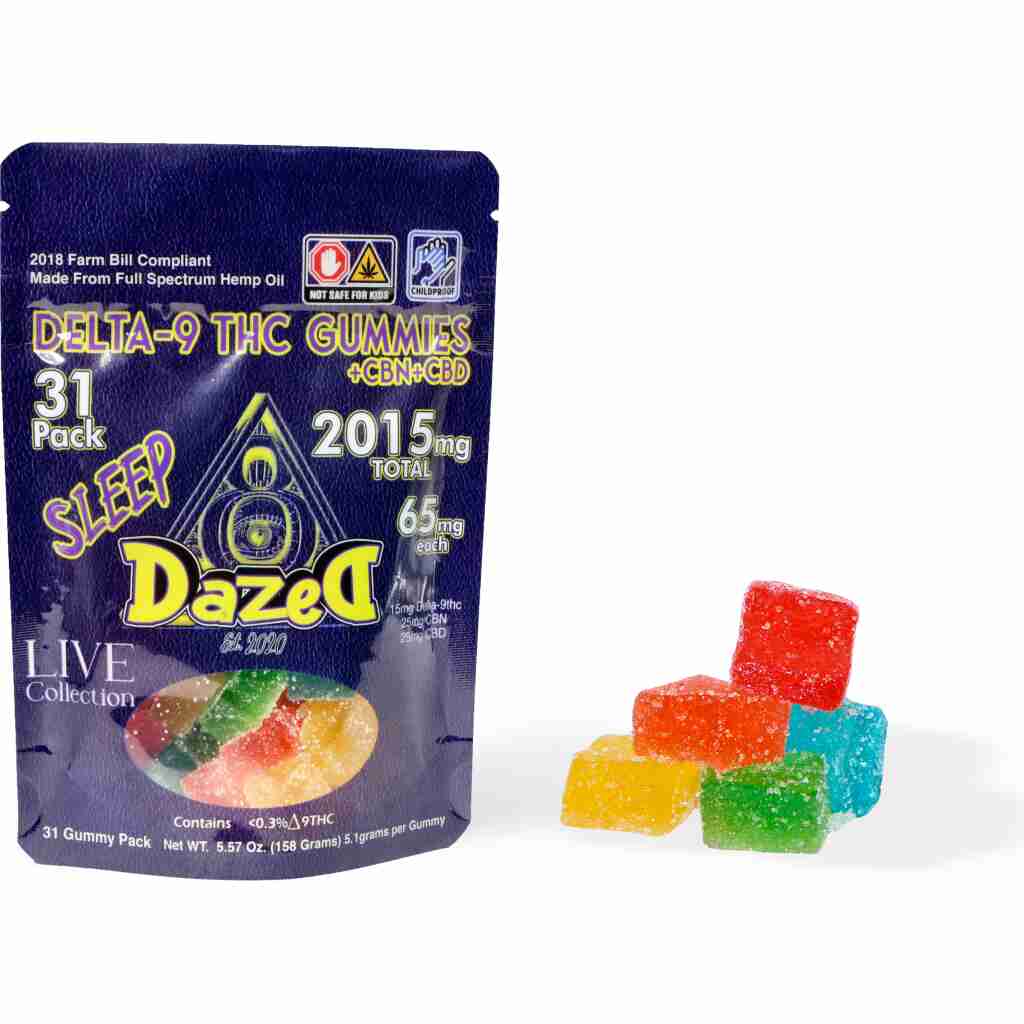 DazeD8 LIVE 65mg Delta-9 THC Gummies AU