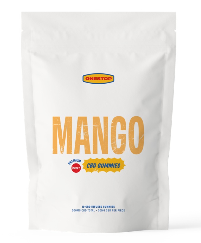 OneStop – Mango 500mg CBD Gummies AU