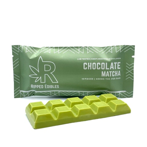 RIPPED EDIBLES – Matcha Chocolate Bar AU