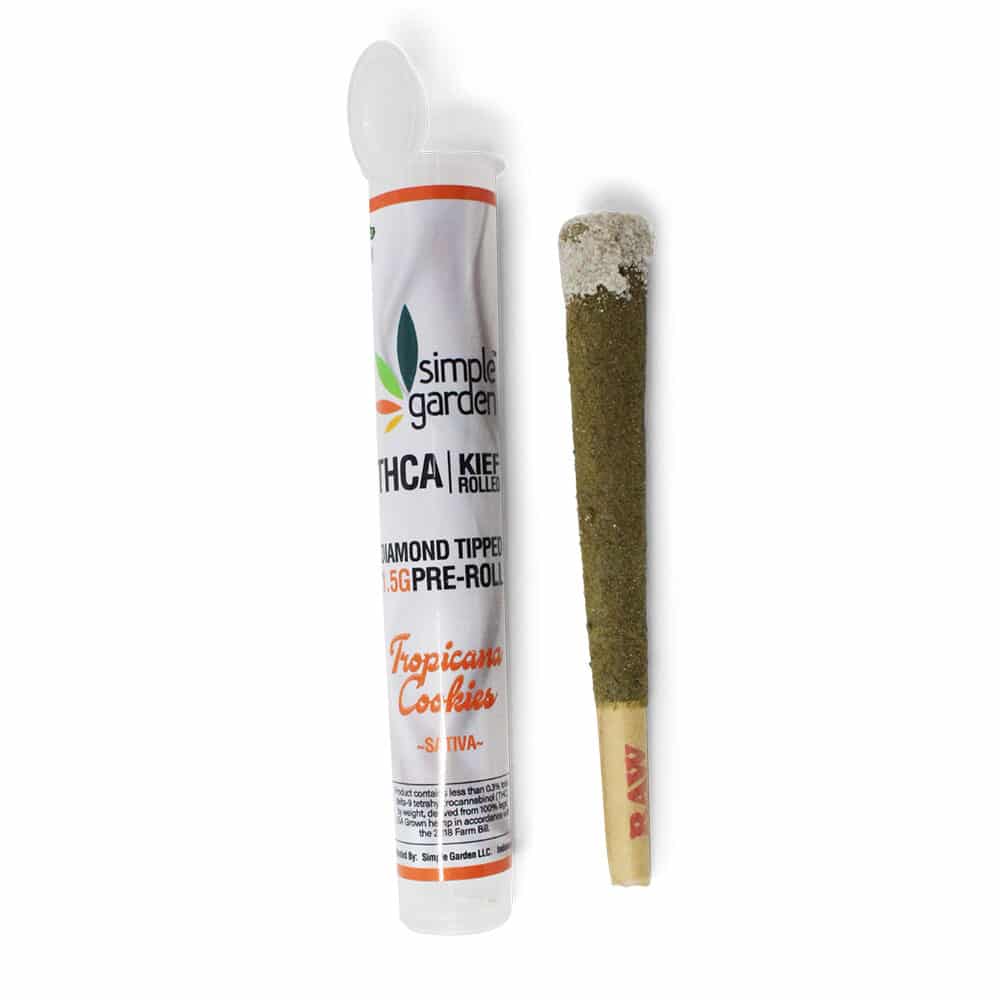 THCa Kief Diamond-Tipped Pre-Roll AU – Tropicana Cookies