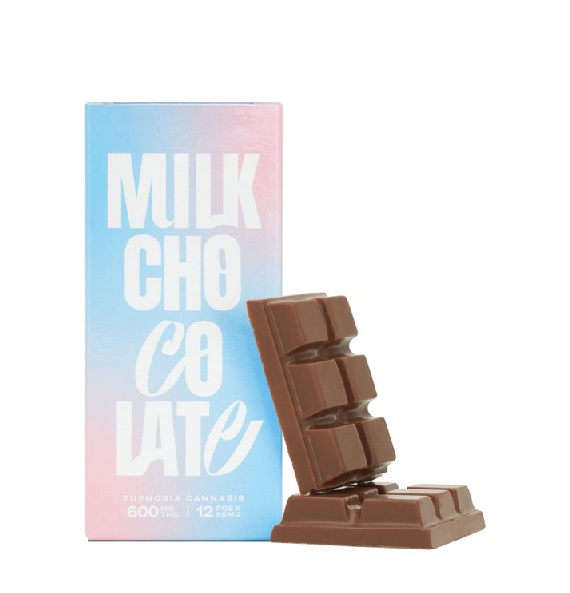 Euphoria Cannabis – Milk Chocolate 600MG THC Chocolate AU