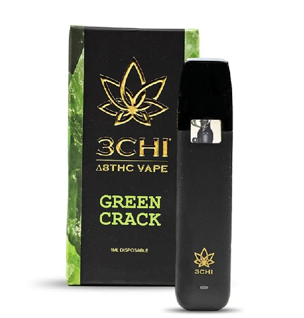3Chi D8 THC Disposable Vape Pen AU – Green Crack